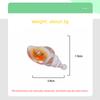 Luminous Colorful Conch Crafts Key Pendant Desktop Ornaments Decoration Diy Resin Small Accessories