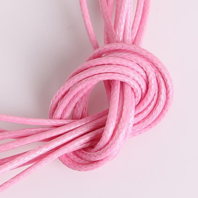 «Корейская вощеная веревка - 1-2 мм цветной шнур для самостоятельного изготовления ожерелий и браслетов»