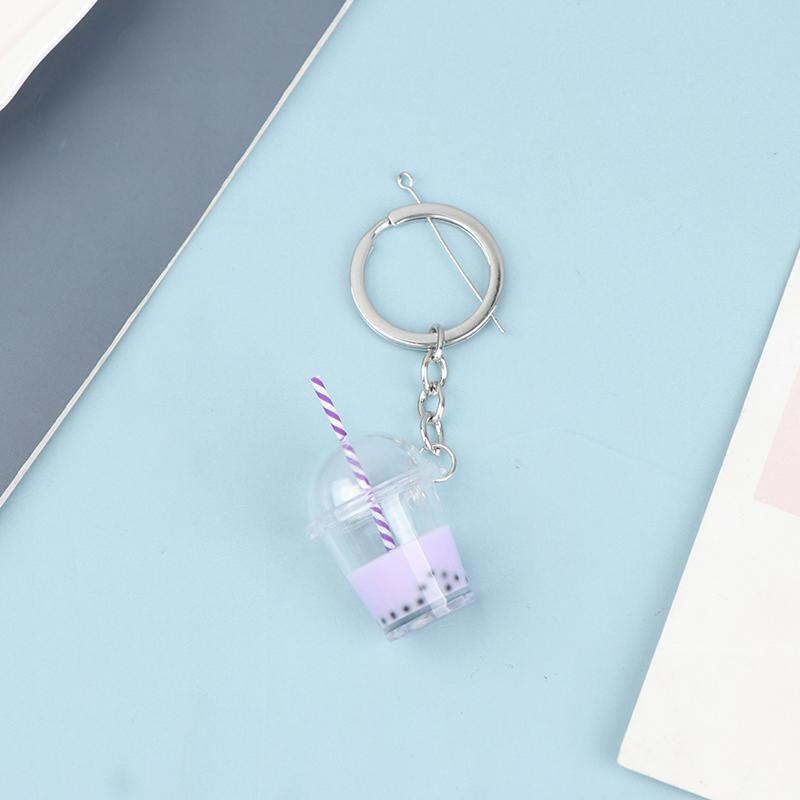 Bubble Tea Diy Брелок Высокое Качество Акриловый Кулон Рюкзак Брелок Подвески