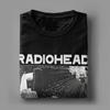 Vintage Radiohead T-Shirt for Men Crew Neck 100% Cotton T Shirt Short Sleeve Tee Shirt Adult Clothing