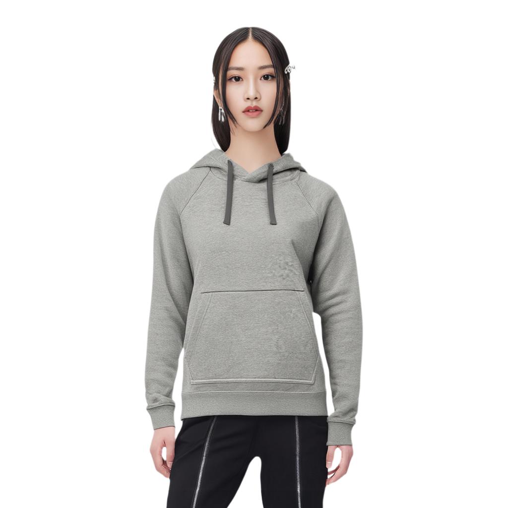 Nike Sweatshirts Women's Toned Dark Gray Hooded Moderate Regular BV7480-063