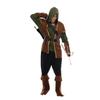 Men Vintage Forest Hunter Archer Costume Deluxe Robin Hood Halloween Cosplay Party Fancy Dress