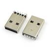50 шт. USB 2.0 AM 4P мужской разъем типа A 4-контактный SMT SMD DIP панельный монтажный штекерный разъем разъем DIY