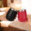 Livole Vacuum Insulated Tumblers, Pair Set, with Lids and Straws, Keeps Hot or Cold, Perfect for Coffee, Tea, or Beer, Stylish Stainless Steel,