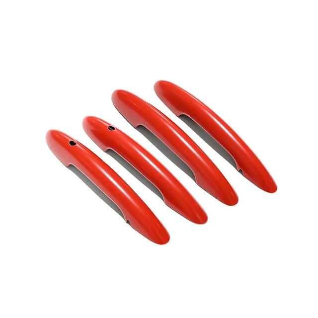 For MINI Cooper S JCW F55(5-Door) F60 Countryman Exterior The Black Flag Door Handle Cover Decoration Car Styling Accessories