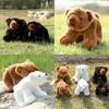 Animal Shaped Plush Bear Toy With Fluffy Fabric For Birthday Gifts And Collectors