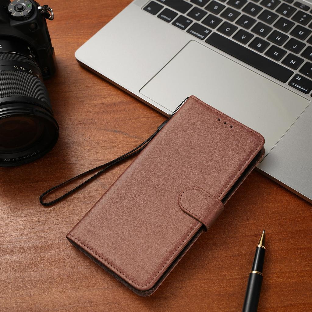 Чехол-кошелек-книжка для Samsung Galaxy S24 S23 S22 S21 S20 FE Ultra S10 S9 S8 Plus S10E с отделениями для карт и подставкой из искусственной кожи, защитный чехол