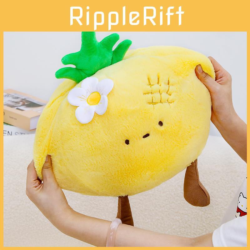 Plush Shaped Watermelon Fruit Toy Pillow Ornament For Cozy Home And Bed Decor