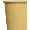Artnap Unbleached Paper Cups, 90ml, 3 Oz, 100 Count, Brown