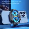 Wireless Mobile Phone Fan Semi-conductor Heat Radiator Cooling Dissipation Low Noise Rechargeable Universal