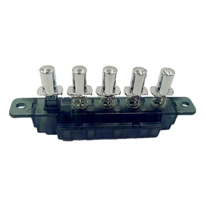 Convenient Piano Type Pushbutton Switch User Friendly Pushbutton Switch Metal Key Switch Perfect for Kitchen Appliances