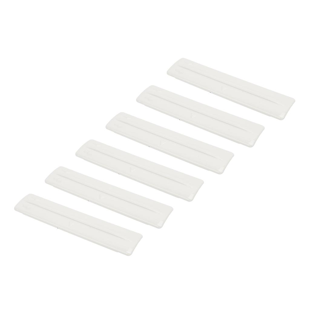 6 шт. Съемная крышка багажника на крышу Высокопрочный АБС-пластик Молдинг водосточного желоба крыши Набор зажимов для Fj Cruiser 2007-2014 Белый OE: