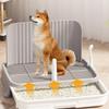 Dog Potty Tray Pee Mesh Training Tray Easy to Clean Puppy Toilet Reusable Dog Training Toilet Dog Litter Box for Small Dogs