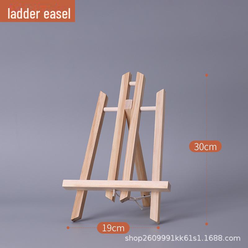 Детский небольшой деревянный настольный мольберт для рисования - идеально подходит для выставок произведений искусства в детском саду