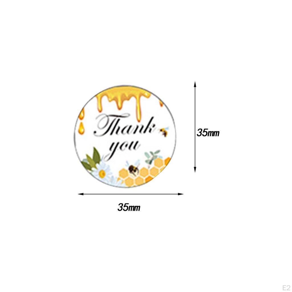 10 наклеек «Спасибо в виде пчелы», конверт для свадебного душа, бумажные бирки на день рождения