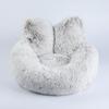 Long Hair Pet Nest Warm Winter Honey Cat Nest Plush Cat Sleeping Dog Nest Pet Back Rest Nest Non-slip Dog Bed