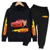 Мультяшное Аниме Молния Маккуин Модный Крутой Принт Свободный Теплый Удобный Толстовки с Длинным Рукавом Комплект для Мальчиков Девочек