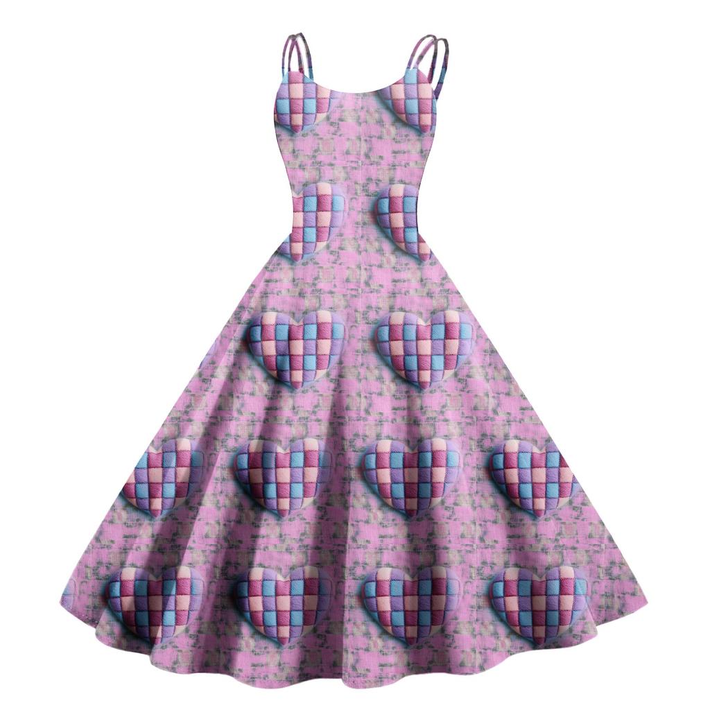 Женское повседневное модное платье с принтом в стиле ретро с открытыми плечами в стиле панк в стиле ретро