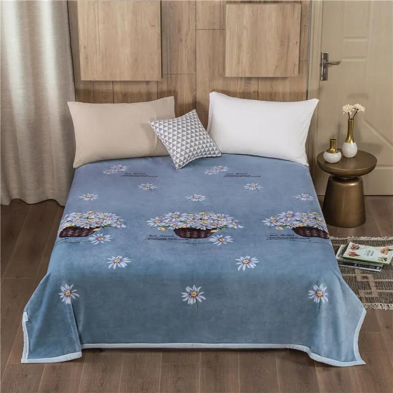 Белое цветочное одеяло, роскошное теплое, пушистое, мягкое, уютное фланелевое одеяло для дома, дивана, кресла, декоративное одеяло для спальни, кровати