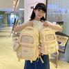 A Cute School Style Backpack for Young Girls with A Large Capacity A Casual Computer Backpack for Middle School Students' Travel