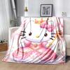 1 шт. Плед Hello Kitty в виде принцессы, Сезонный декоративный плед для дома, Мягкое теплое постельное белье, Идея подарка для семьи и друзей, Гостиная, Путешествия