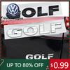 2026 Горячий Для VOLKSWAGEN VW VW 3D ABS Хромированный Черный Логотип GOLF Буквы Наклейка Значок На Задний Багажник Автомобиля Для Volkswagen Golf 4 5