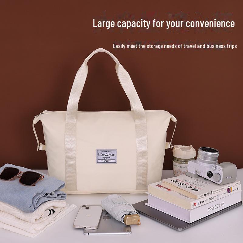 Вместительная дорожная сумка из ткани Оксфорд с разделением сухого/мокрого для спорта и фитнеса