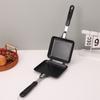 Non-Stick Sandwich Maker Aluminum Zinc Zinc Alloy Omelette Pan Durable Toast Frying Pan Barbecue