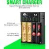 IMREN 18650 Battery Charger,21700 Battery Charger for 3.7V 14500 10400 18500 18350 18650 18700 20700 21700 22650 26650 Li-ion Battery,1.2V