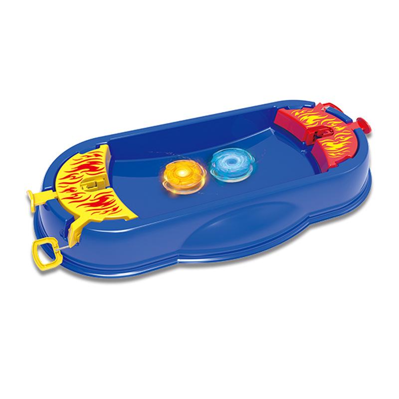 Alloy Spinning Top Cable Gyro Luminous Boy Toy Parent-Child Interactive Battle Toy Kids Party Game Table Spinner Game