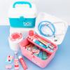 Children's Wooden Medicine Box Plastic Box Fun Dentistry Basic Doctor Nurse Hanging Drip Visit Medical Set