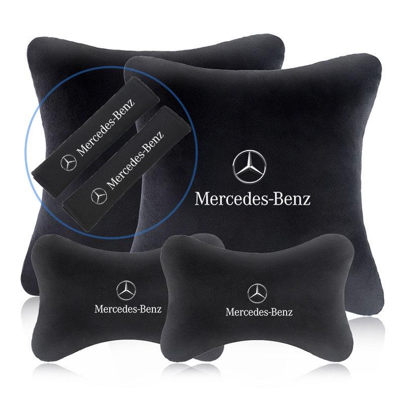 Автомобильная подушка для подголовника и поясницы для Mercedes Benz AMG Smart W205 C300 W203 W206 W108 W124 W126 W140 W168 W169 Аксессуары