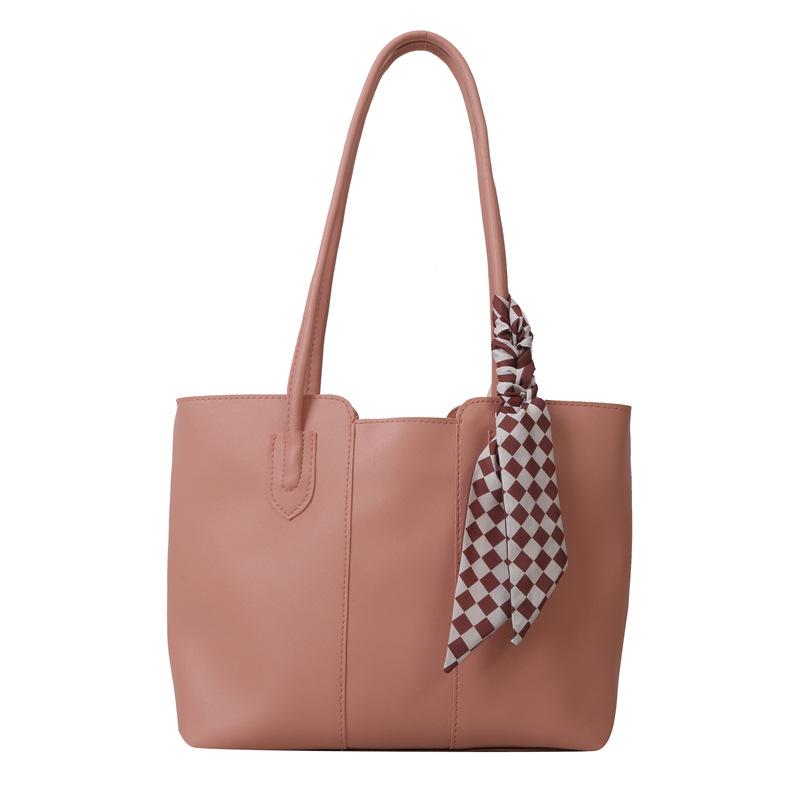 Женская универсальная сумка-тоут большой вместимости на осень 2023 года - Простая, модная сумка через плечо для повседневных поездок