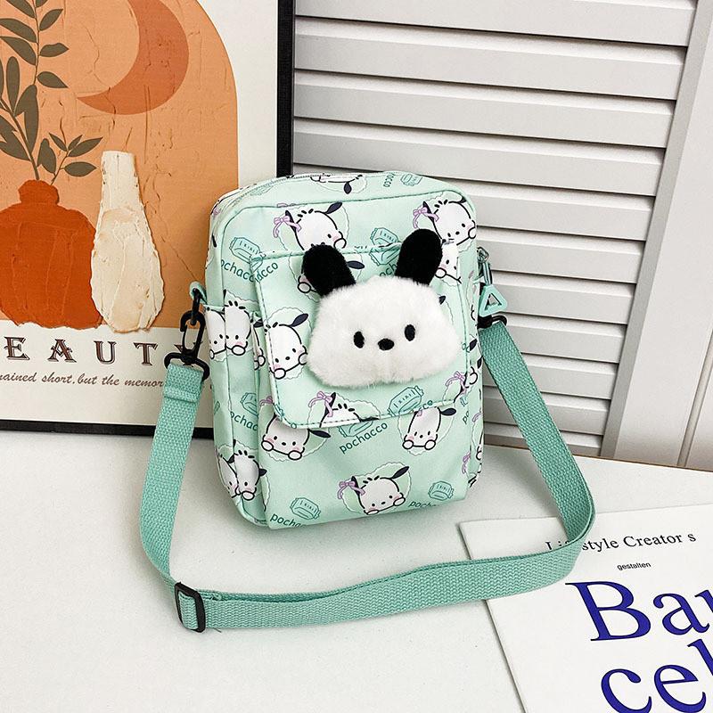 Adorable Cartoon Themed Kids Shoulder Bag For Girls In Stylish Colors For Daily Use