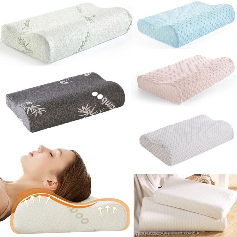 Skin Friendly Bamboo Memory Foam Pillow With Fine Workmanship For Superior Comfort