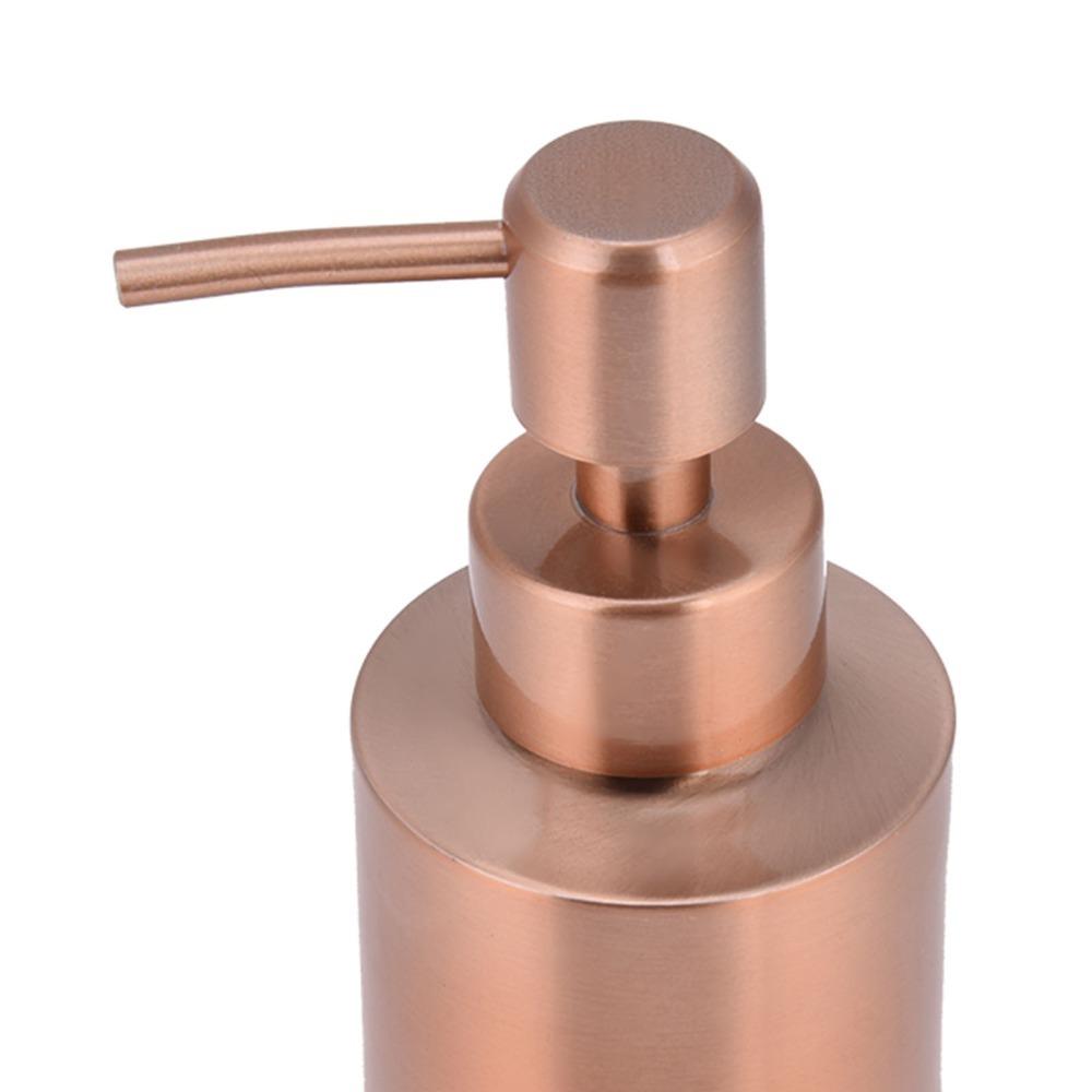250ML 350ML Soap Dispenser Rose Gold Lotion Bottle Kitchen Countertop Bathroom Sink Washroom