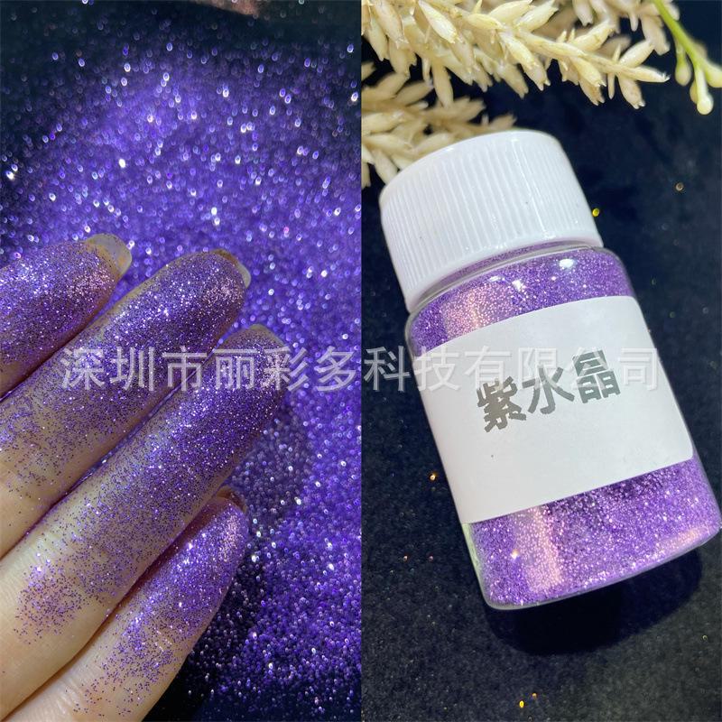Блестящая пудра для ногтей 0,2 мм для самостоятельного нейл-арта с быстросохнущим клеем Crystal, маслом Quicksand и наполнителем Mahjong