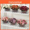 Artificial Peony Flower In Pot With Silk Material For Table Centerpiece And Event Decor