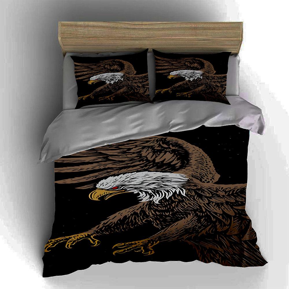 Eagle spreading wings. Bedding Duvet cover sets Duvet covers Pillowcases gifts (1 * Duvet Cover 2 * Pillowcases, without duvet insert)