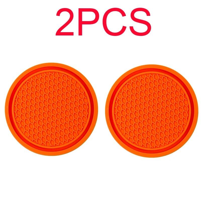 Автомобильный Нескользящий коврик для чашки с водой, украшение со стразами, авто интерьер для украшения автомобиля, аксессуары для тюнинга транспортных средств