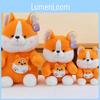 Плюшевая игрушка Животное Мультяшная Лиса Корги Мягкая кукла Девочкам Детям Подарок на день рождения