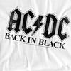 AC/DC Mens Back In Black T-Shirt