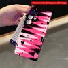 2DFlat Samsung phone case Pink Black Heart Brushstroke Phone Case Applicable to Galaxy S22 S23 S24 S25ULTRA S26 A12 A13 A14 A15 A16  A34 A35 A54 A55