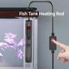 Adjustable Temperature Fish Tank Heater LCD Display Heating Rod  Water Tanks