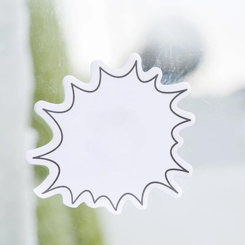 30 шт. Канцелярские блокноты для заметок Милые бумажные наклейки в виде диалоговых окон Липкие заметки Закладки для страниц Планировщик для детей Школьные принадлежности