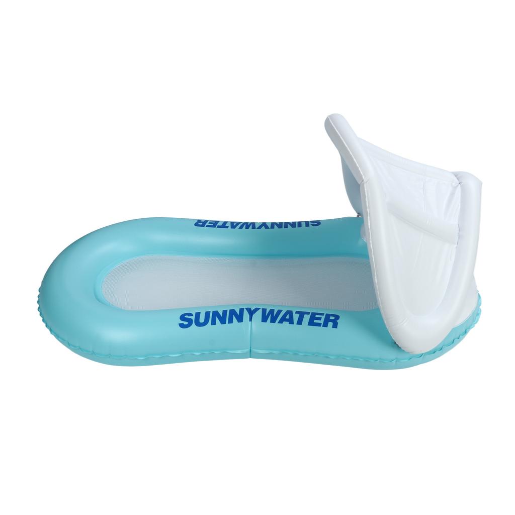 Inflatable Float with Shed PVC and Nylon Thicken Inflatable Pool Lounger Float for Man Woman