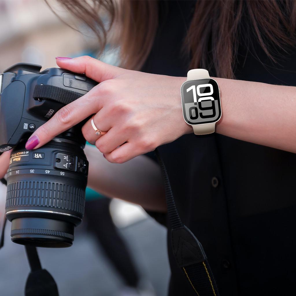 Waterproof Case Screen Protector glass+Cover for Apple Watch Ultra 49mm 46mm 45mm 44mm 42mm 41mm 40mm iWatch 10 9 8 7 6 5 4