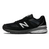 Nb 990 V5 Ретро Ткань Кожа Амортизация Прочные Низкие Кроссовки для Бега Мужские кроссовки Черный M990BK5(2Э)
