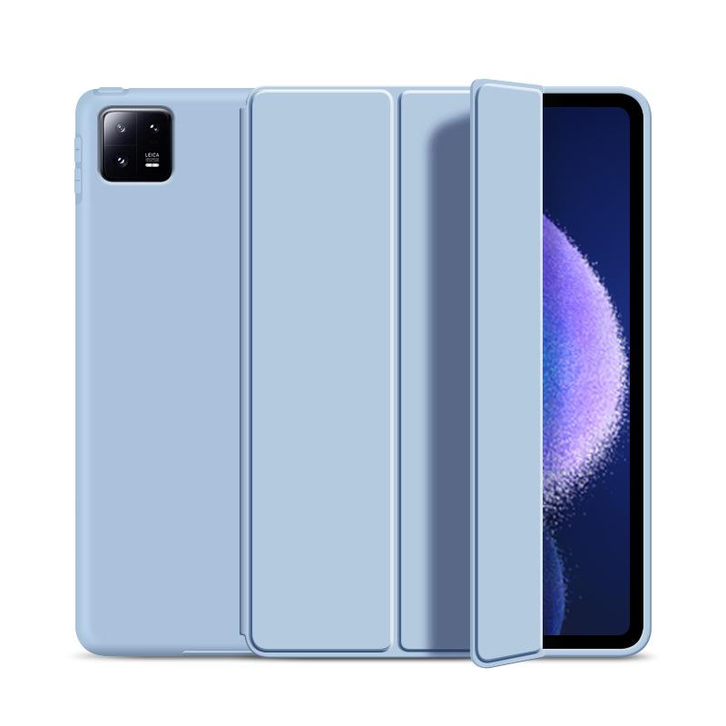 Чехол для планшета Xiaomi Pad 7 Pro MiPad 7 2024 для Xiaomi Pad 7 11,2 дюйма, Smart Folio, мягкая задняя крышка из ТПУ, силиконовая обложка