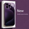 Стильная фиолетово-черная жидкость для чехла iPhone для чехла iPhone 17 Модный чехол fundas Стекло для iPhone 17 16 15 14 13 12 pm Pro Plus